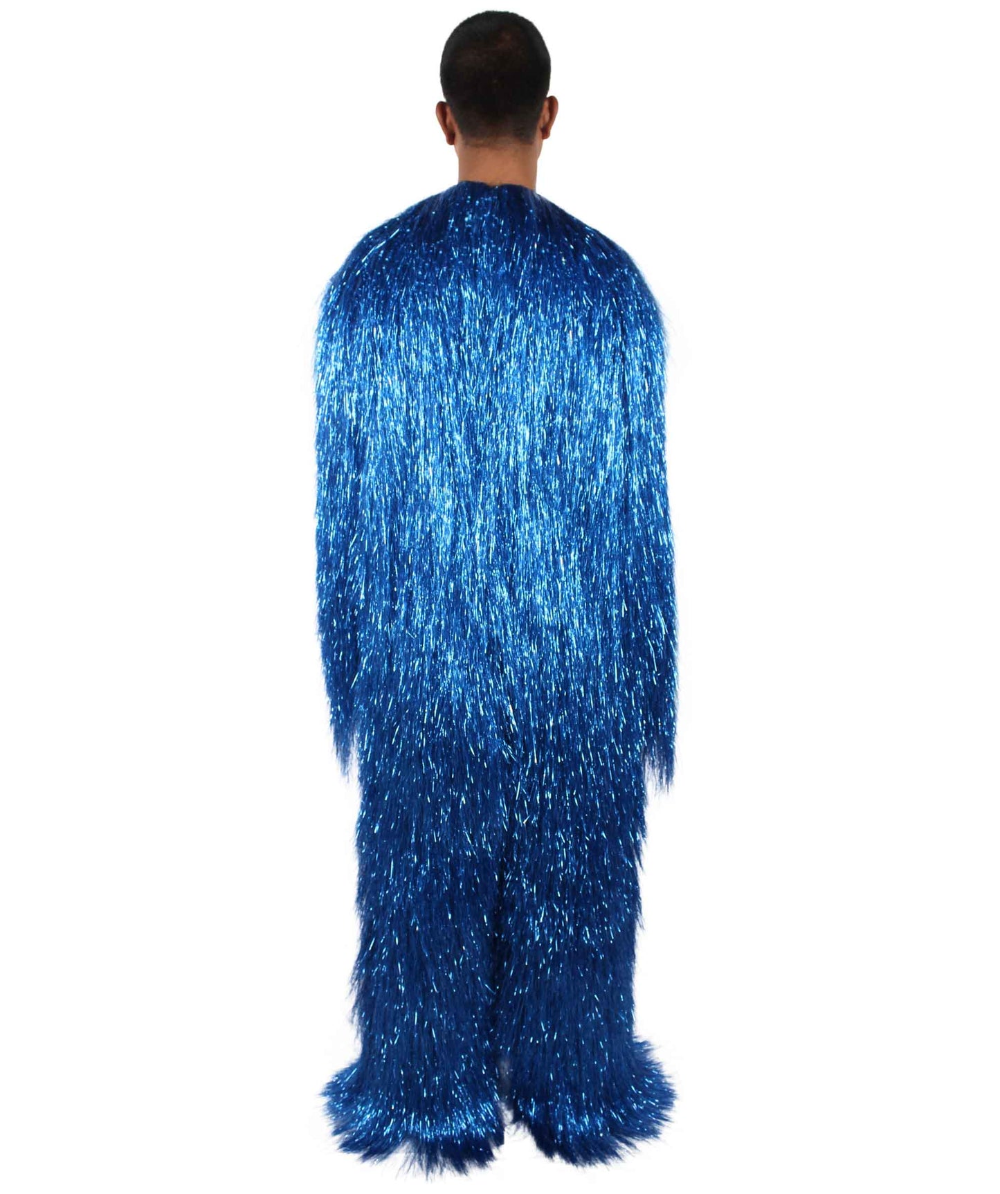 HPO Hairy Unisex Ape Mask and Bodysuit Costume Tinsel  | Multiple Colors