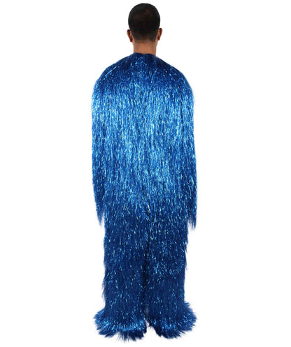 HPO Hairy Unisex Ape Mask and Bodysuit Costume Tinsel  | Multiple Colors