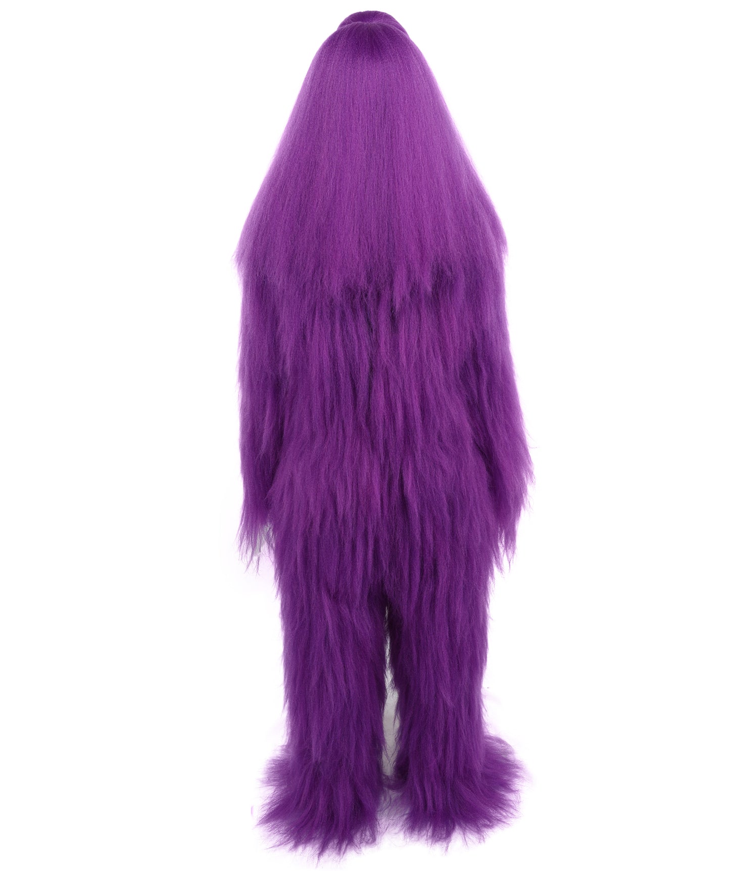 HPO Teen Extreme Hairy Person Costume Bundle & Mask Set - Full-Body Hair Suit Extra-Long Costume Wig for Halloween, Cosplay & Parties - Multiple Color Options