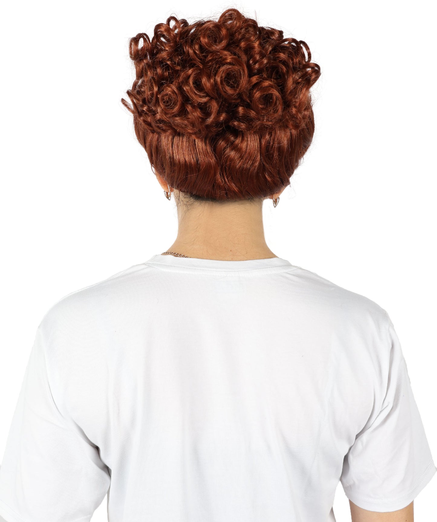 HPO Women's Bun Style 50s Housewife Multiple Wig | Halloween and Cosplay Wig | Flame-retardant Synthetic Fiber