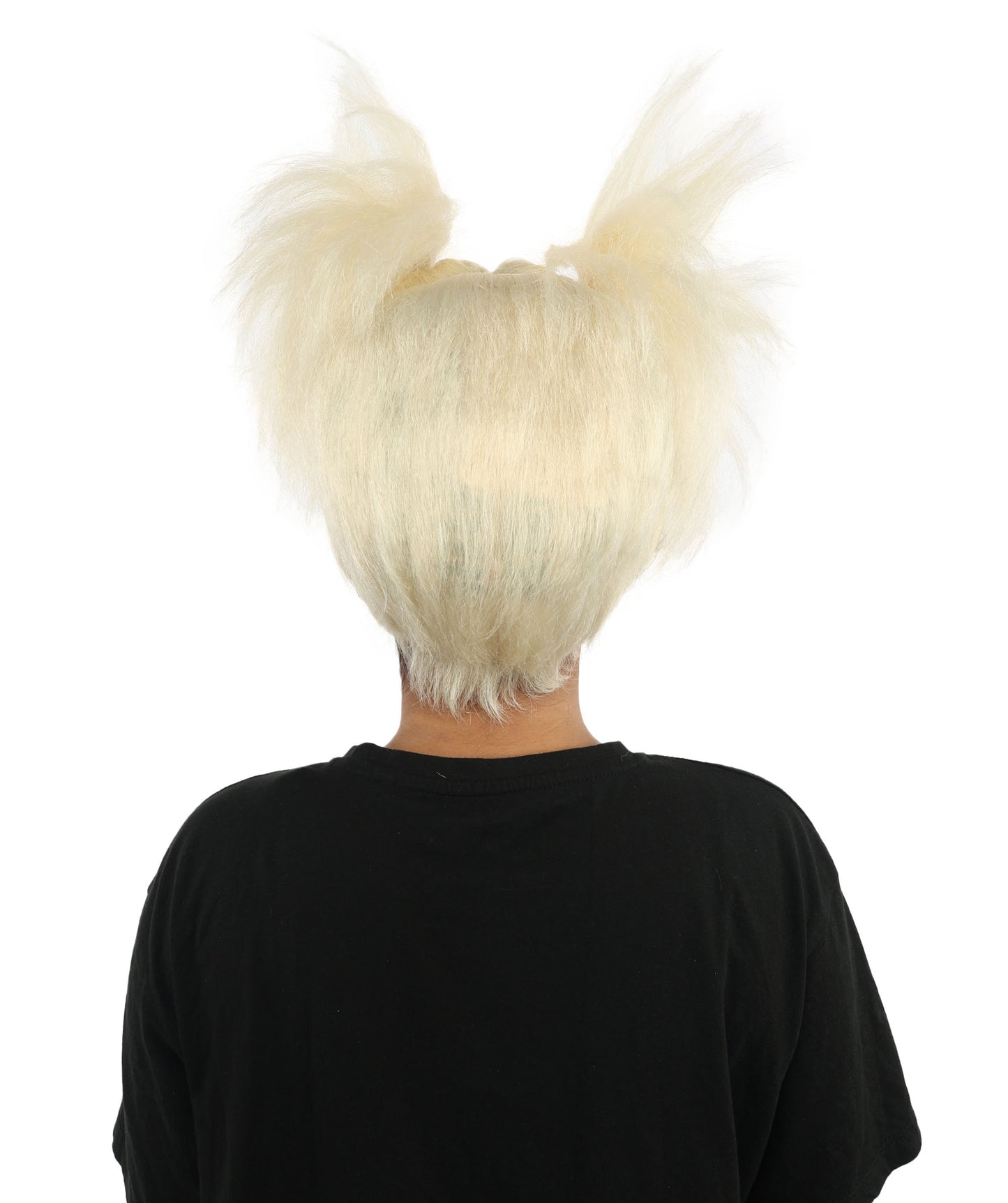 HPO Women’s 15-Inch Orange Spiky Troll Wig | Fun Animated Character | Bright and Bold Look for Halloween, Cosplay, and Themed Party
