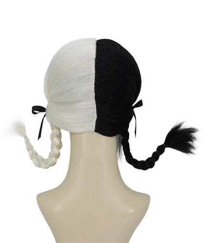 Singer Womens Ponytail Wig | White & Grey Celebrity Wig | Premium Breathable Capless Cap