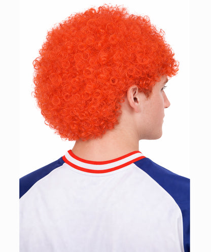 Men’s Big Curly Afro Wig | Bold Hair for Halloween, Themed Parties | Multiple Color Options