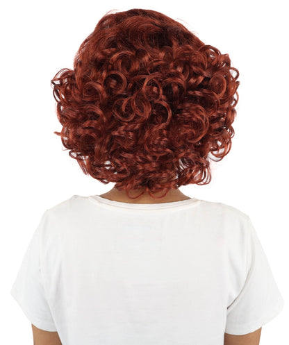 HPO Adult Women's Dame Edna Everage Wigs | Multiple Color Options | Drag Queen-Inspired Colorful Synthetic Hair for Parties, Stage Events | Breathable Capless Design
