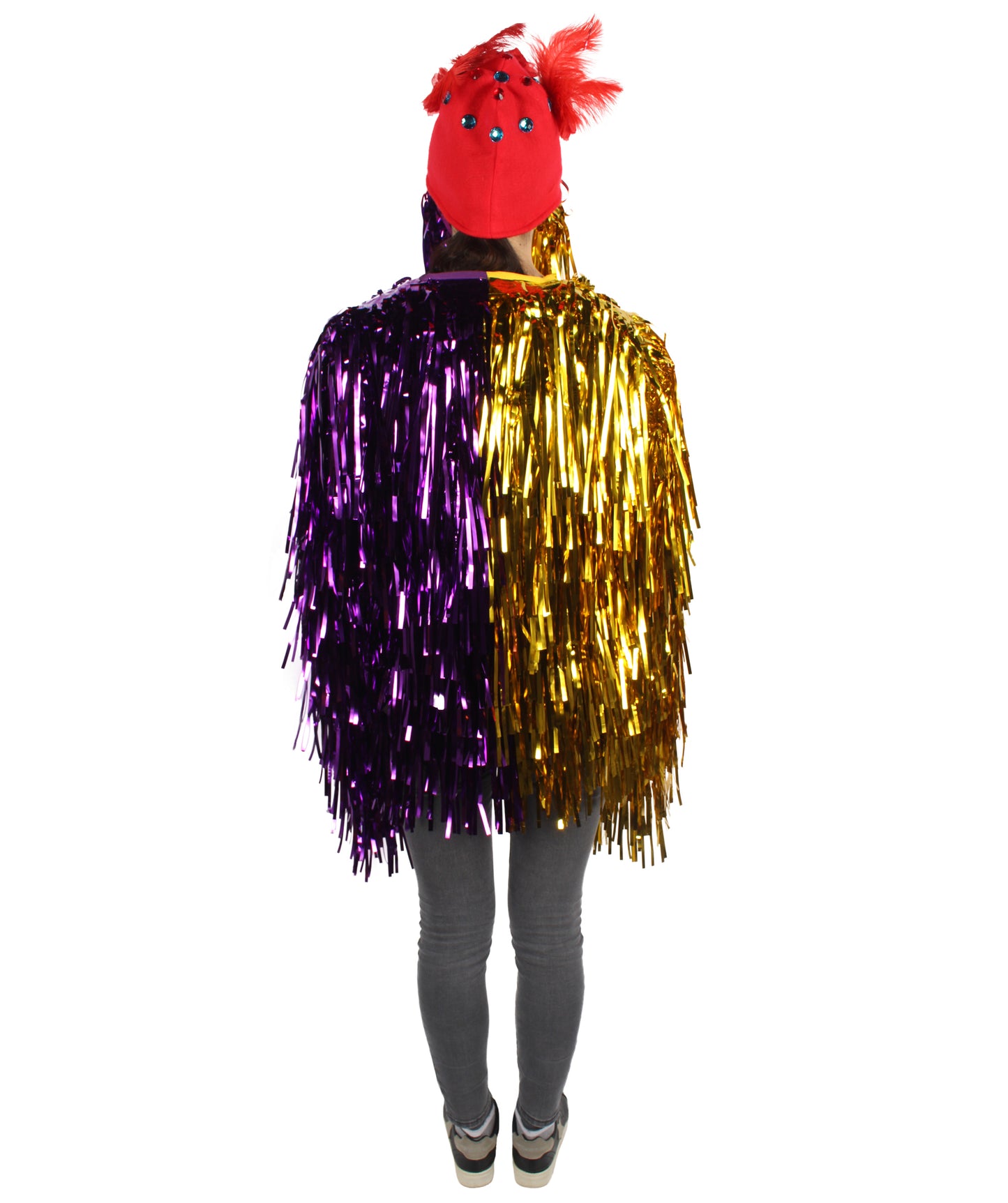 Adult Unisex DJ Tinsel Costume| Multiple Color Options