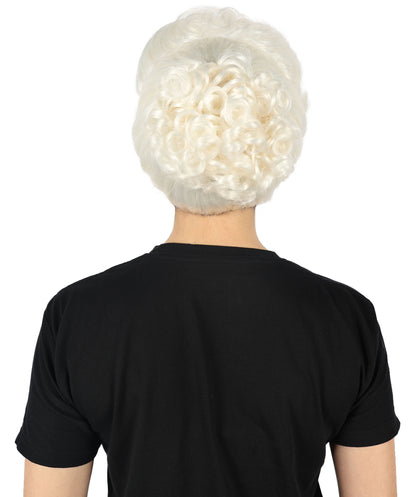 HPO Women's Bun Style 50s Housewife Multiple Wig | Halloween and Cosplay Wig | Flame-retardant Synthetic Fiber