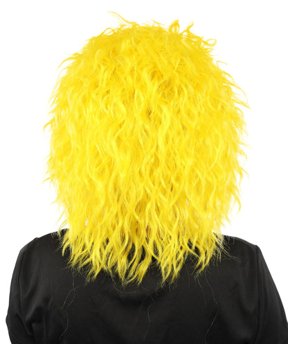 HPO Adult & Teen Women’s 15-Inch Curly Wig | Multiple Color Options | Wavy Voluminous Style | Idal for Costume, Cosplay, and Themed Events