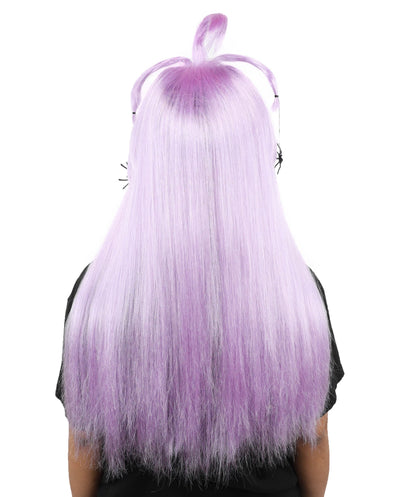HPO Adult Women's Spider Gothic Sculpted Wig | Multiple Color Options, create of synthetic fiber, architectural spider-leg loops with blunt bangs, breathable base | Party, Halloween, theater, drag, performance, costume events