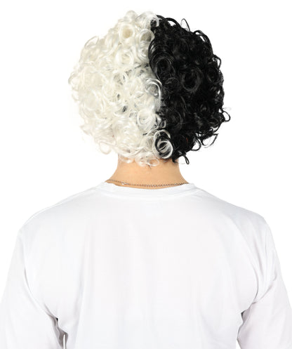 Woman's Wig | Curly Multicolor Short Celebrity Wig | Premium Breathable Capless Cap