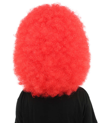 HPO Women's Giant White Glitter Afro Wig | Massive Puffy Sparkle Hair with Silver Sheen, Synthetic Fiber & Breathable Cap | Halloween, Troll Roleplay, 70s Disco Party, Theater & Funny Costume