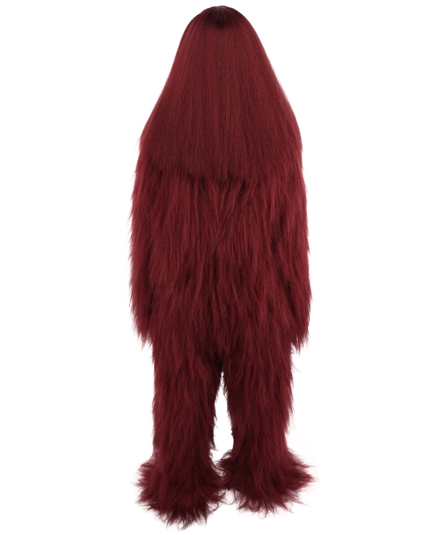 HPO Teen Extreme Hairy Person Costume Bundle & Mask Set - Full-Body Hair Suit Extra-Long Costume Wig for Halloween, Cosplay & Parties - Multiple Color Options