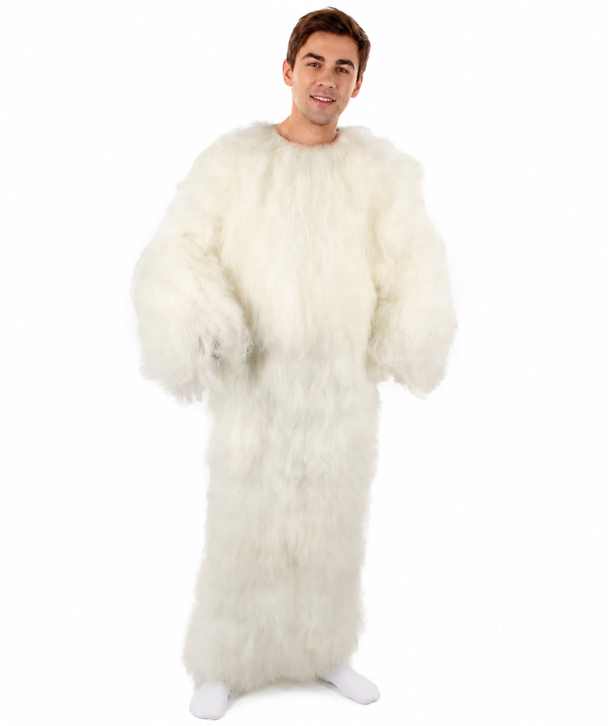 Unisex White Furry British TV Naughty Cloud Costume | Best for Halloween | Flame-retardant Synthetic Fiber