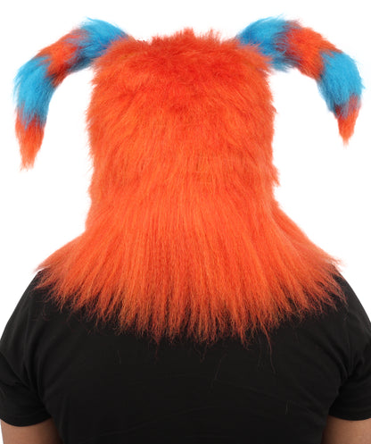 HPO Monster Bundle Costume & Mask Set – 74 Inch Full Body Fur Suit with Head Mask | Ideal for Cosplay & Halloween