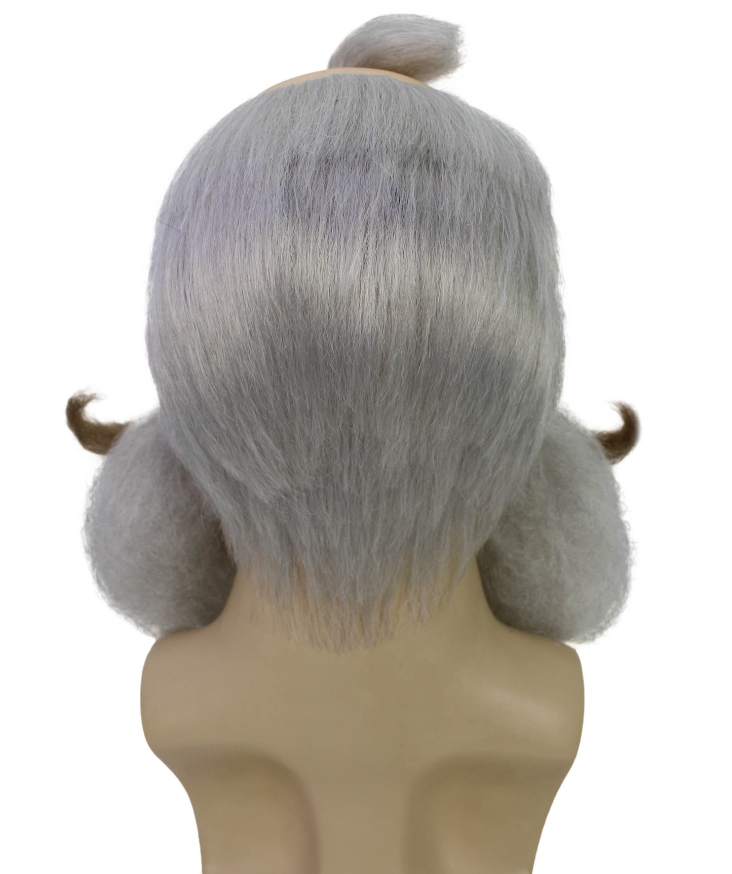 HPO Men's Cartoon Character Wig with Mustache & Beard | Comedic Hairpiece Set | Halloween, Parties, Stage Acts & Themed Events