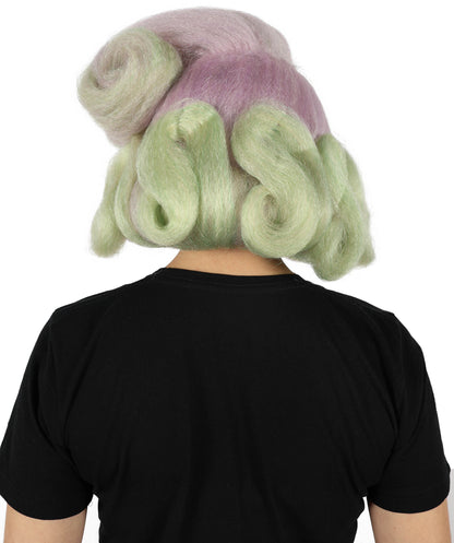 HPO Women nique Drag Queen Wavy Multiple Wig by Imstyle |  Bold Styled Wig | Adjustable Cap for Comfort | Cosplay and Halloween Themed Parties