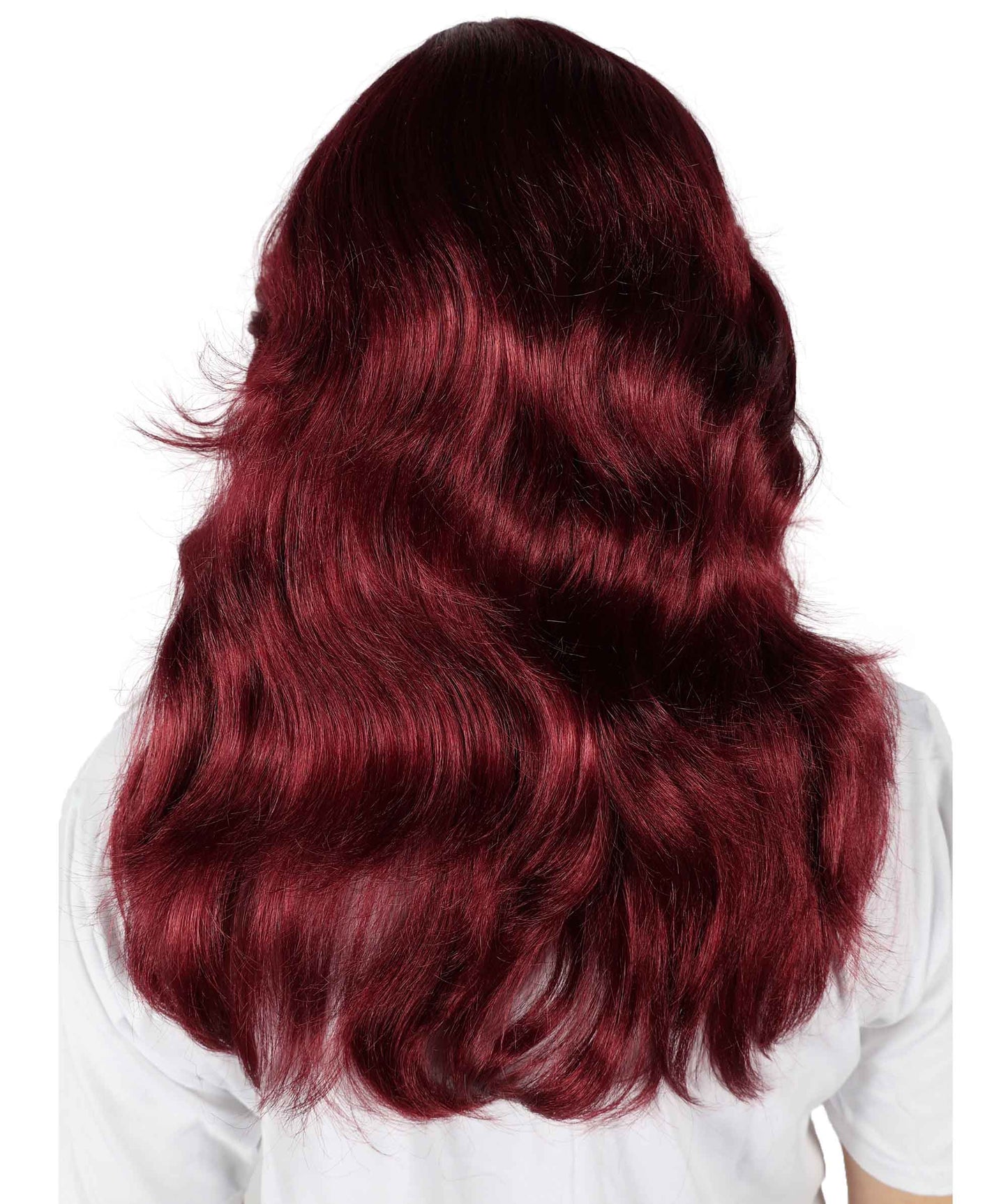 HPO Women's 70's Flick Multiple Color Retro Wig, Flame-retardant Synthetic Fiber