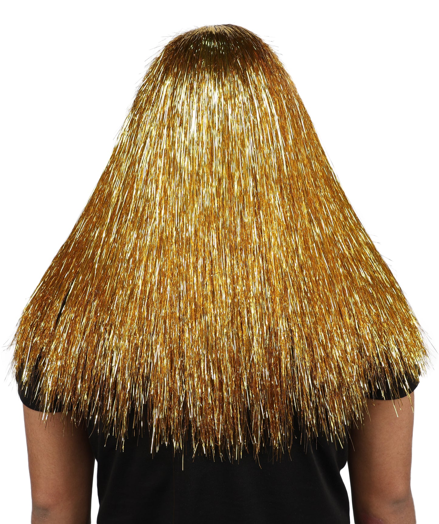 HPO UnisexTinsel Hairy Costume, Bundle & Mask Set | Full-Body Suit & Matching Mask | Long Hair Funny Costume for Halloween, Performers, Cosplay & Mascots | Multicolor Options