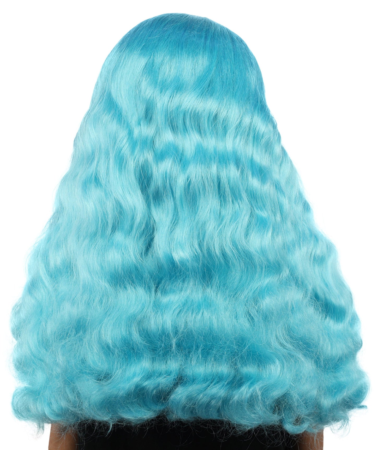 HPO Adult Women's Long Wavy Wig | Multiple Color Options | Center Parted Ginger Curls with Voluminous Ends, Heat Resistant Synthetic Fiber & Breathable Cap | Halloween, Teen Roleplay, Theater, Themed Party & Costume Events