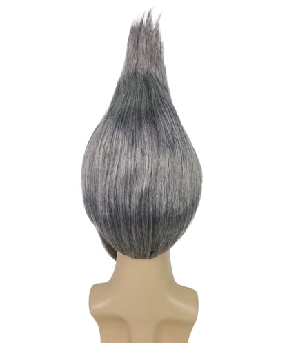 HPO Adult Men's Tv Musical Movie Troll Spiked Wig | Multicolor Options | Flame-retardant Synthetic Fiber