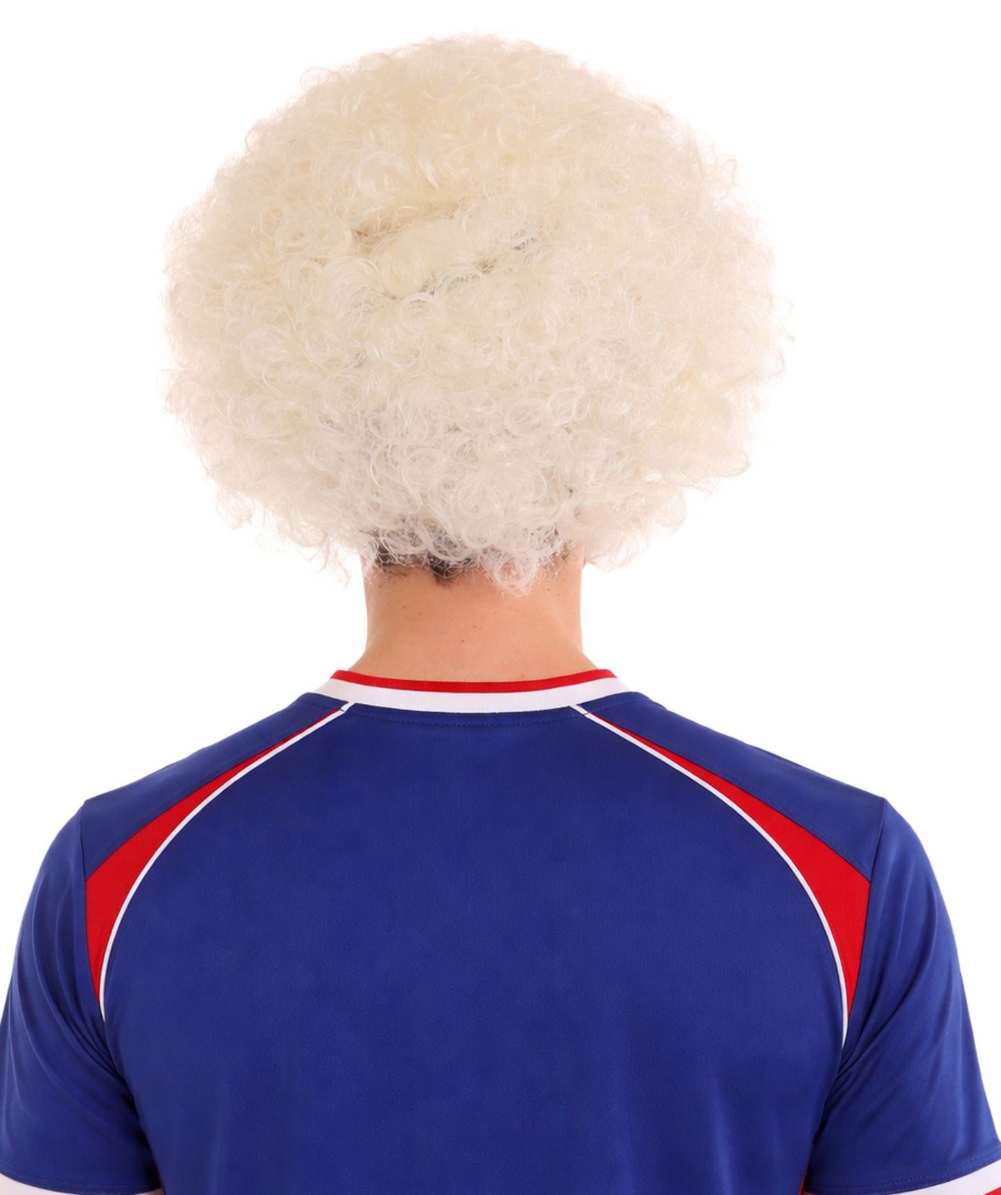 Green&White Unisex Afro Wig | Neon Green Jumbo Sports Wig