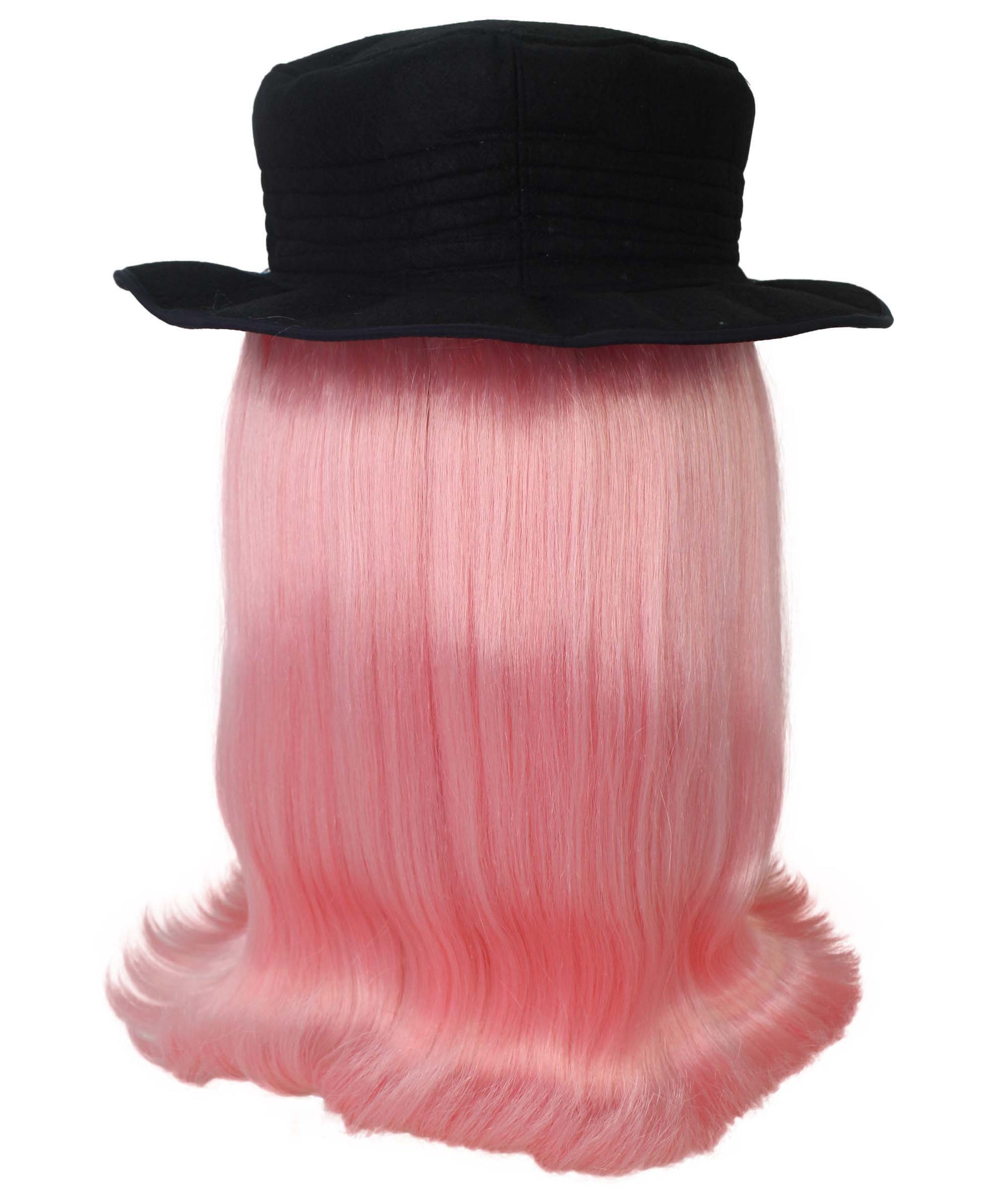 Light Pink Straight Creature Wig