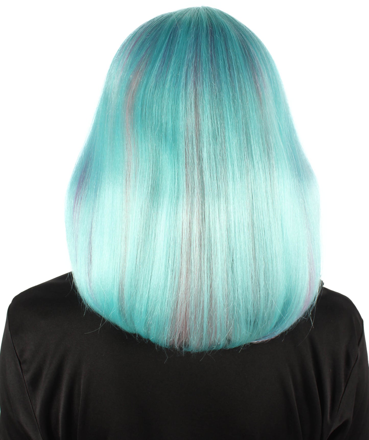 HPO Women's Shoulder Length Bob Wig Collection | Straight Halloween Wig Multiple Color Option | Premium Breathable Capless Cap