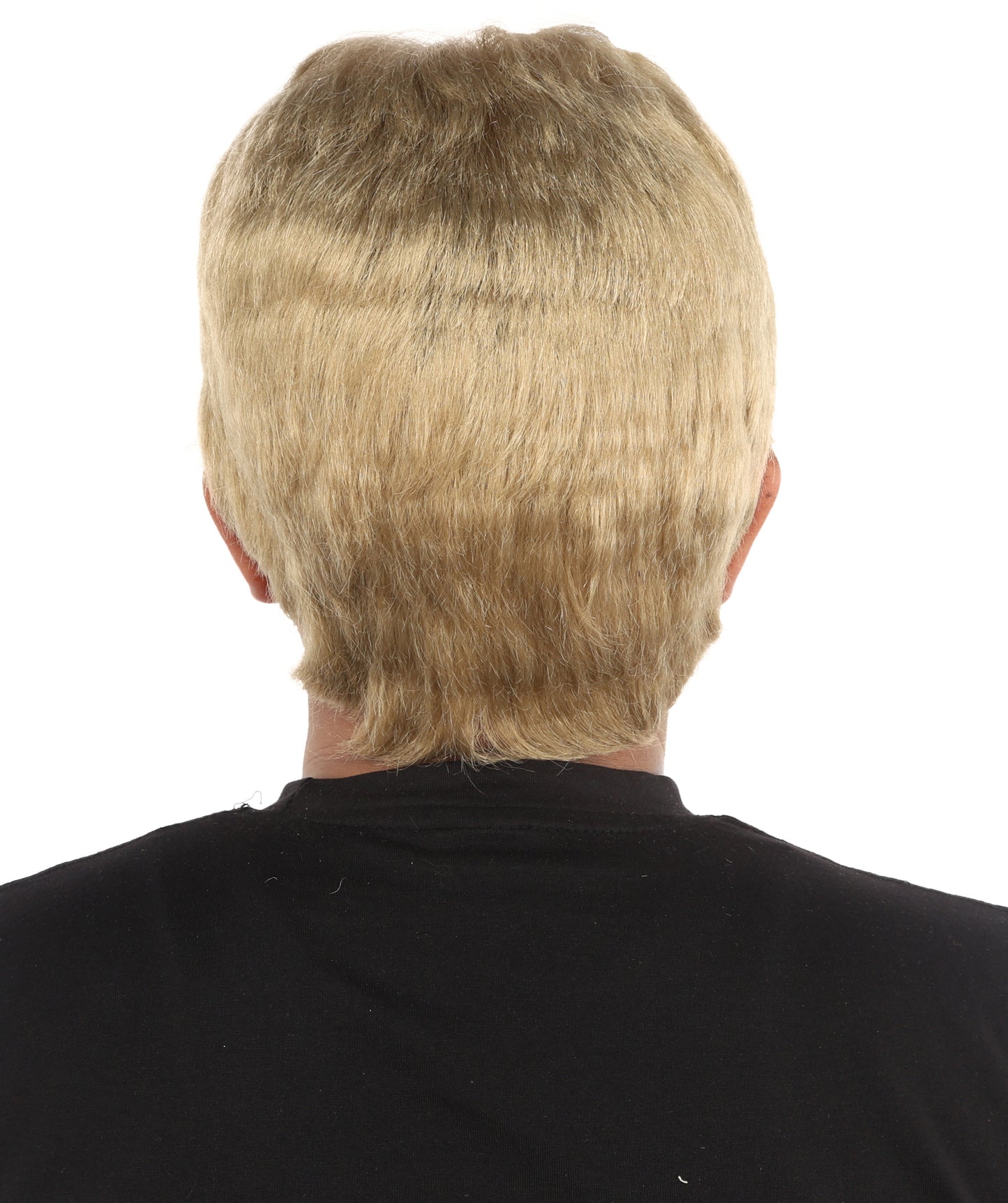 HPO Britpop Musician Mens Wig | 9 Inch Sandy Ash Blonde Short Crop | Party Halloween Cosplay Theater 90s Rockstar Costume Events