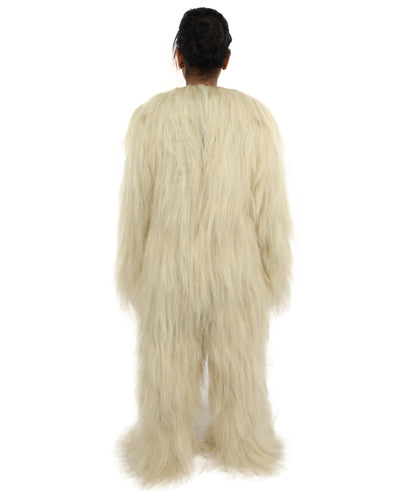 HPO Teen Extreme Hairy Person Costume Bundle & Mask Set - Full-Body Hair Suit Extra-Long Costume Wig for Halloween, Cosplay & Parties - Multiple Color Options