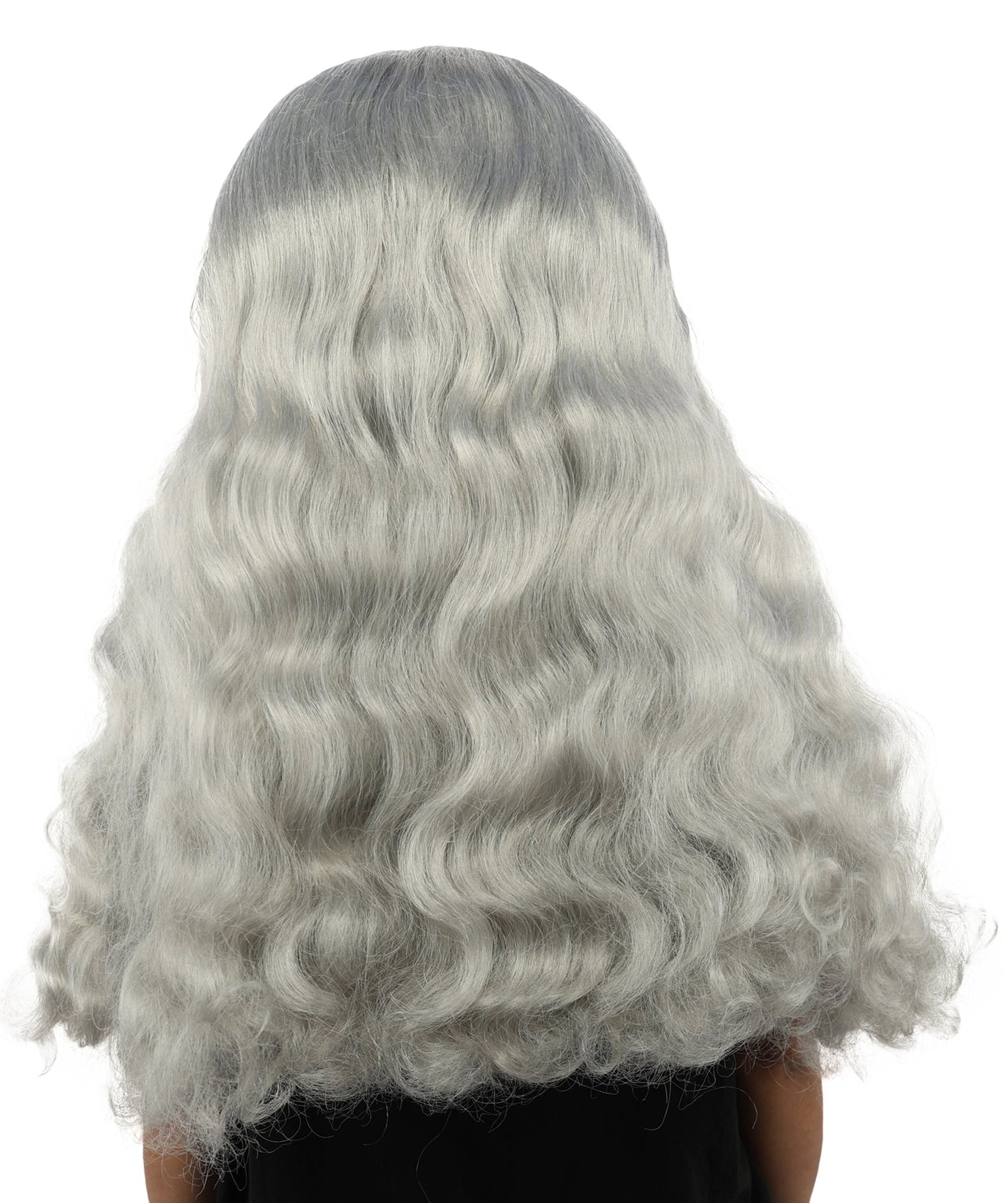 HPO Adult Women's Long Wavy Wig | Multiple Color Options | Center Parted Ginger Curls with Voluminous Ends, Heat Resistant Synthetic Fiber & Breathable Cap | Halloween, Teen Roleplay, Theater, Themed Party & Costume Events