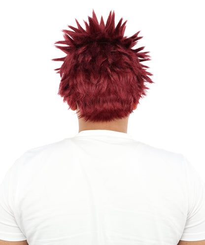 HPO Adult Men's Japanese Superhero Manga Spiky Wig |  Multi Color Options