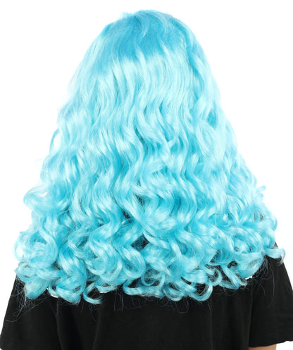 HPO Adult Women’s 16-Inch Medium Wig with Soft Curls | Multiple Color Options | Ideal for Cosplay, and Themed Events | Elegant, Versatile Hairpiece for Various Looks