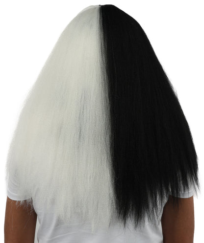 HPO  Extreme Hairy Person Two Part Costume, Mask and Bundle Set - Full-Body Hair Suit Extra-Long Costume Wig for Halloween, Cosplay & Parties - Multiple Color Options