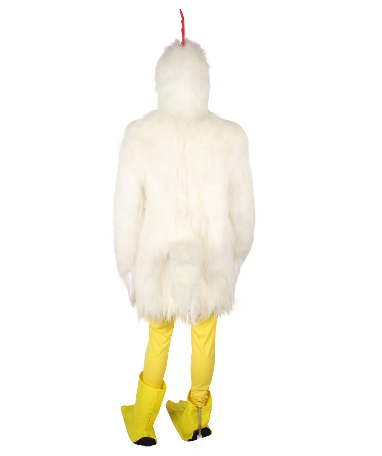 Unisex White Chicken Fancy Costume | Best for Halloween | Flame-retardant Synthetic Material