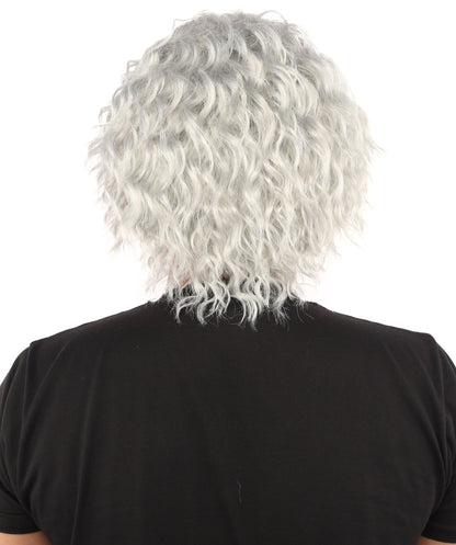 HPO Adult Men's Messy Wavy Shag Wig | Multiple Color Options | Create of synthetic fiber, relaxed tousled volume, breathable base | Party, Halloween, theater, drag, performance, costume events