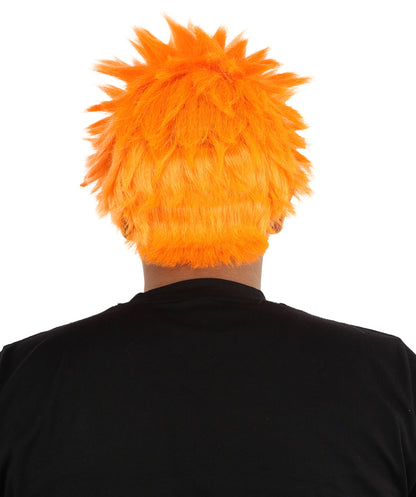 HPO Adult Men's Japanese Superhero Manga Spiky Wig |  Multi Color Options