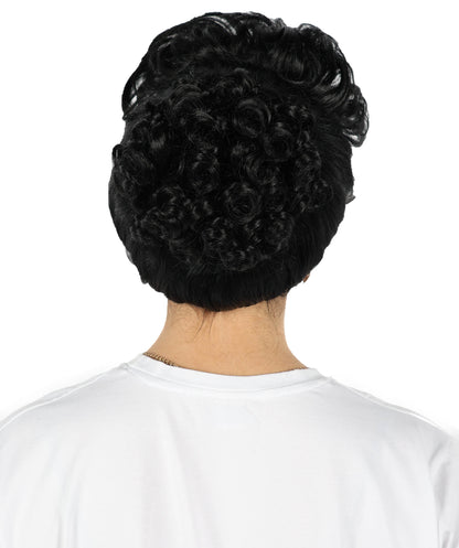 HPO Women's Bun Style 50s Housewife Multiple Wig | Halloween and Cosplay Wig | Flame-retardant Synthetic Fiber