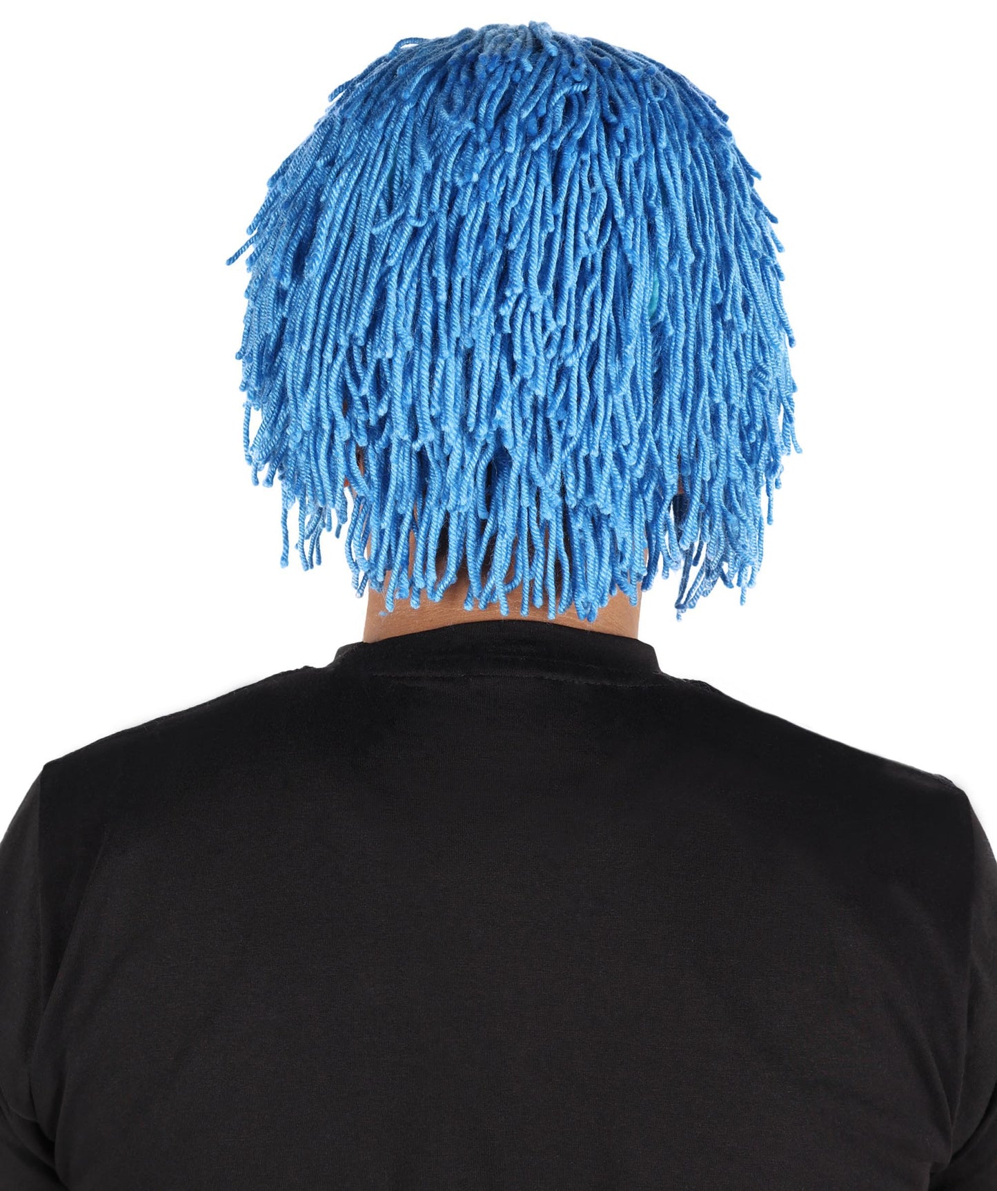 HPO Men's Medium Red Wig | Perfect for Halloween | Flame-retardant Wille Fiber