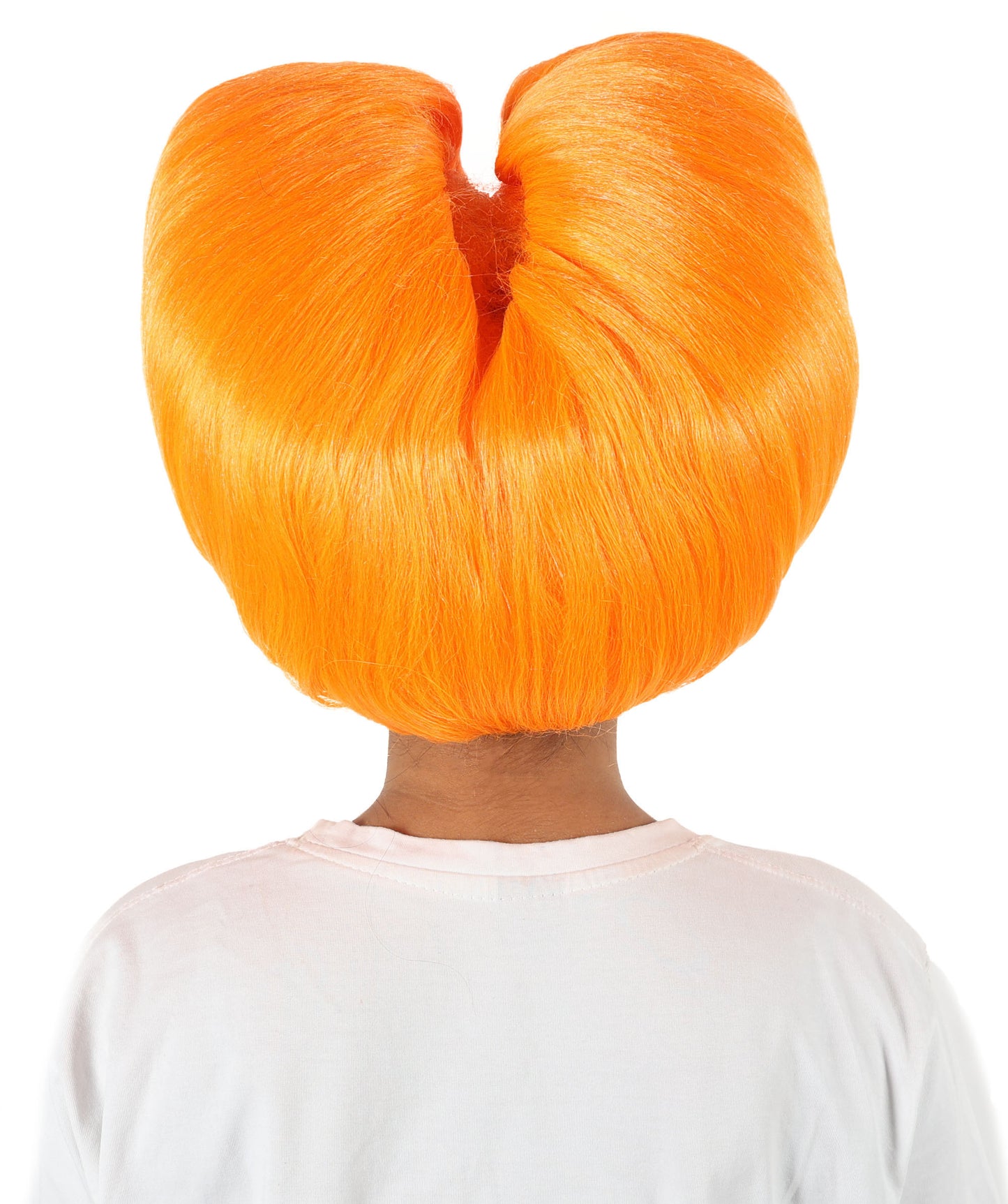 Women’s Supermodel Horn-shaped White Hair Updo Full Wig I Perfect for Halloween I Flame-retardant Synthetic Fiber