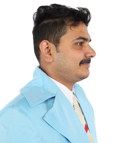 Men's Natural Human Hair Mustache | Facial Hair Multiple Colors Option | HPO