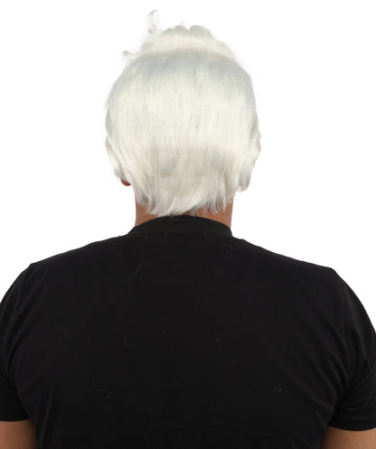 HPO Men’s Dark Brown Wig | Messy, Textured Look for Casual, Fun Styles | Ideal for Halloween, Cosplay and Themed Parties