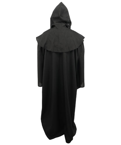 HPO Men's Deluxe Full-Length Layered Robe Costume - Black | Elegant and Stylish Outfit