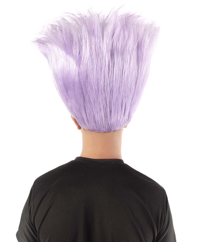 Troll King Wig | Striped Square Wig | Premium Halloween Wig | Multiple Color Collection