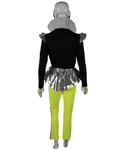 HPO Adult Space Cadet Costume – Futuristic Pant, Skirt, Dress, Glasses , Astronaut-Inspired Outfit for Halloween and Themed Events