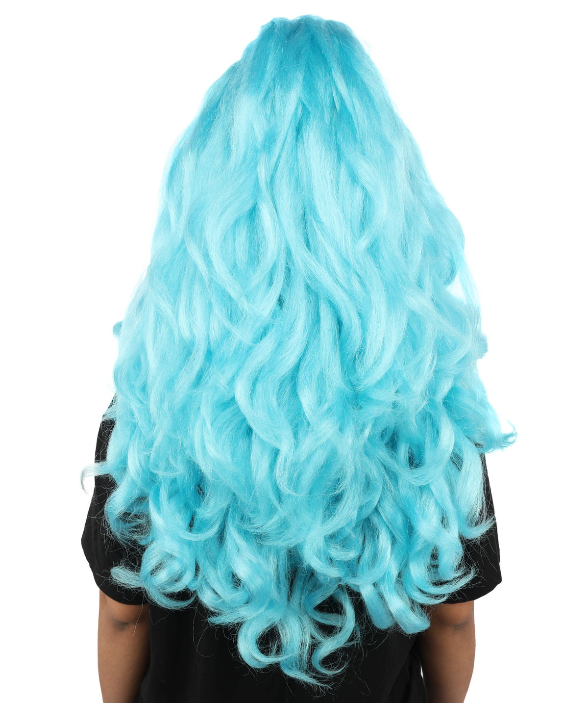 HPO Adult Long 20-Inch Curly Wig | Multiple Color Options | Ideal Cosplay, and Themed Parties | Soft, Natural-Looking, and Easy to Wear