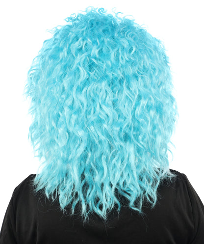 HPO Adult & Teen Women’s 15-Inch Curly Wig | Multiple Color Options | Wavy Voluminous Style | Idal for Costume, Cosplay, and Themed Events