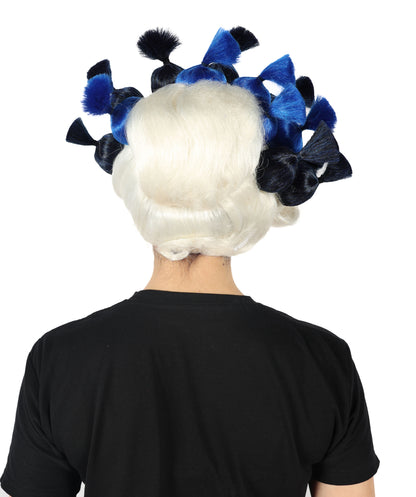 HPO Women's Dramatic Elegant Updo Bun Wig | Multiple color options | Flame-retardant Synthetic Fiber