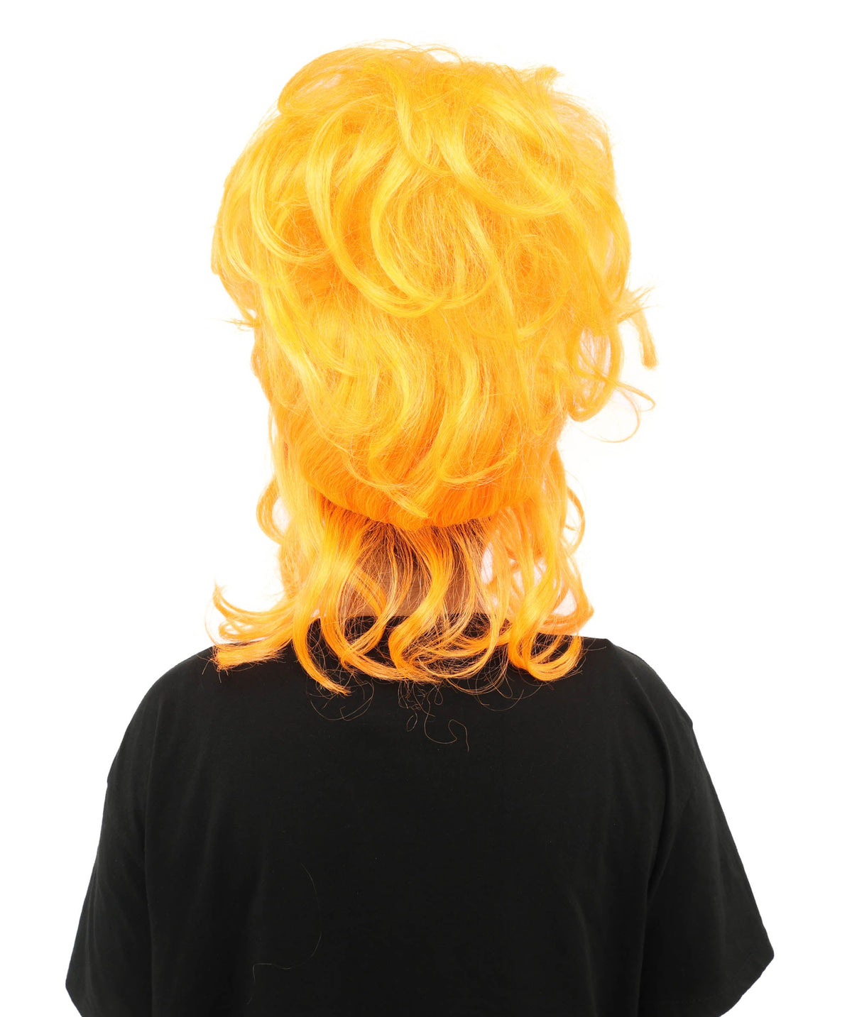 HPO Adult Women's Elegant Updo Tendril Wig | Multiple Color Options | Pastel peach hue, create of synthetic fiber, high teased volume with face-framing strands, breathable capless cap | Party, Halloween, theater, drag, performance, costume events