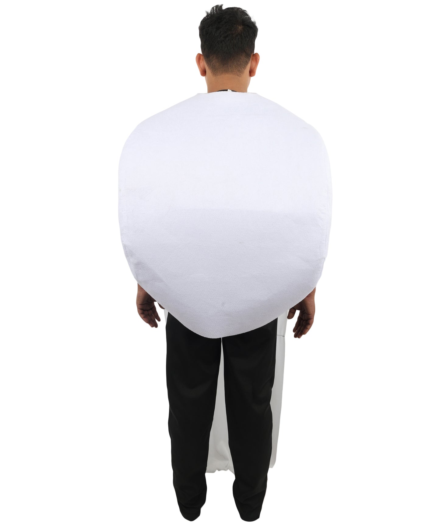 HPO Men's Toilet Paper Roll Costume | Full Body Humor Outfit with Roll Design | Party Appearance for Cosplay & Halloween