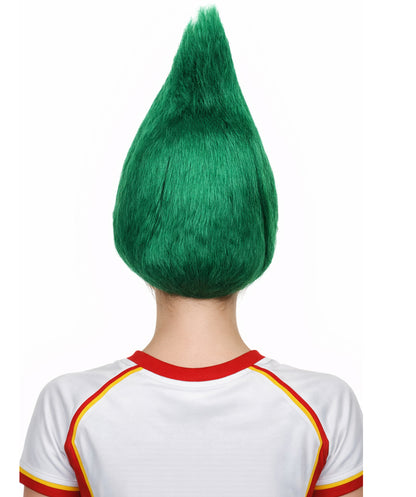 South Africa Flag Troll Wig | National Pride Green Sport Wig | Premium Breathable Capless Cap