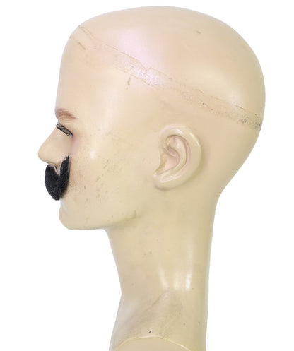 HPO Adult Men HANDLEBAR Tash – Multiple  Handlebar Mustache, Self-Adhesive Lightweight Synthetic Fiber Perfect for Cosplay and Themed Events